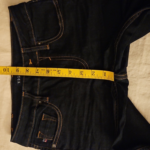 Vigoss Marley Super Skinny Jeans Mid Rise Dark Blue Wash Size W24 L29 - Picture 12 of 16